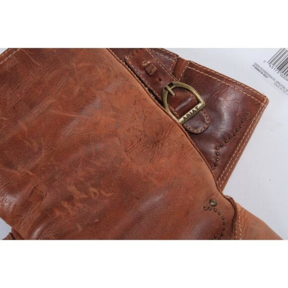 ARIAT pull on leather boots womens shoes brown womens sz 6.5 B - Picture 13 of 14